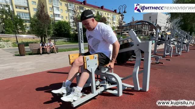 Техника выполнения упражнений разведение ног сидя на уличном тренажере