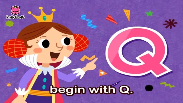 Q  Королева  Песни ABC Алфавита  Фонетика  PINKFONG Песни для детей
