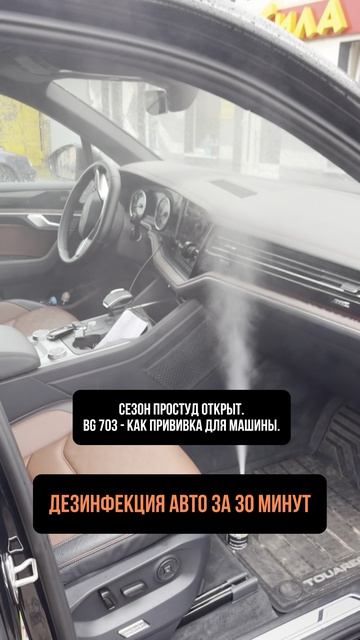 🌬 ДЫШИТЕ СВЕЖИМ ВОЗДУХОМ: ДЕЗИНФЕКЦИЯ САЛОНА ОТ BG 703!