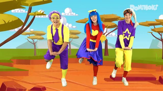 Танцующие Зверьки | Dominoki Детские Песни