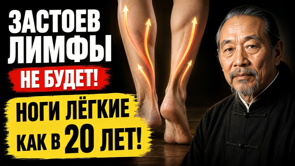 ДОЛЖЕН ЗНАТЬ КАЖДЫЙ, чтобы Лимфа Была Нормальная даже в 90 лет Гениальный Мастер Ху Яожень