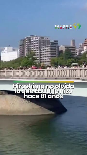 Hiroshima Recuerda Que Hace 81 Años, El 6 De Agosto De 1945, Lanzó La Primera B-mb@ At0m1c@ De La Hi