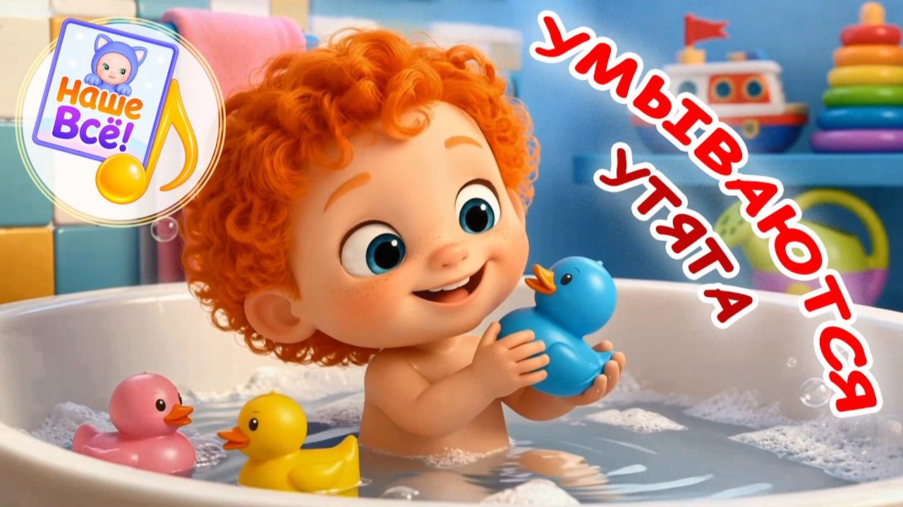 УМЫВАЮТСЯ КОТЯТА 🐱 Весёлая мульт-песенка о чистоте 🛁. Наше всё!