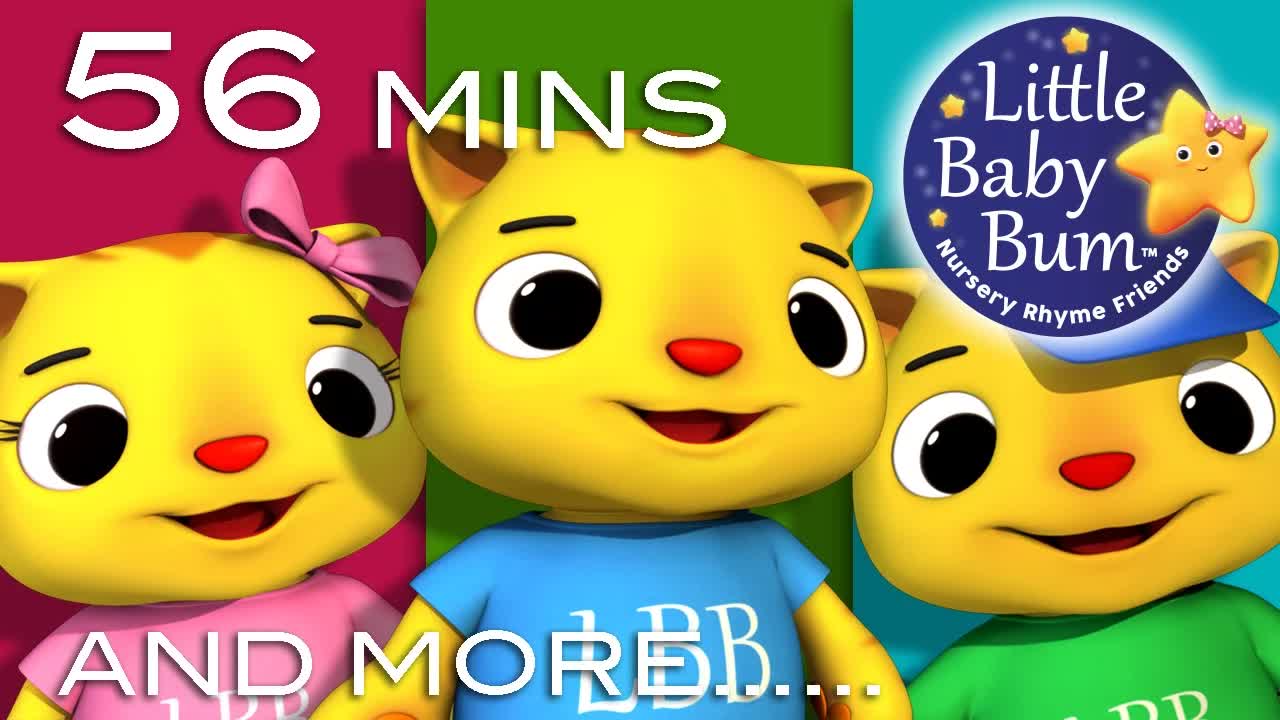 Три маленьких котёнка + Ещё | Детские стишки для малышей от LittleBabyBum
