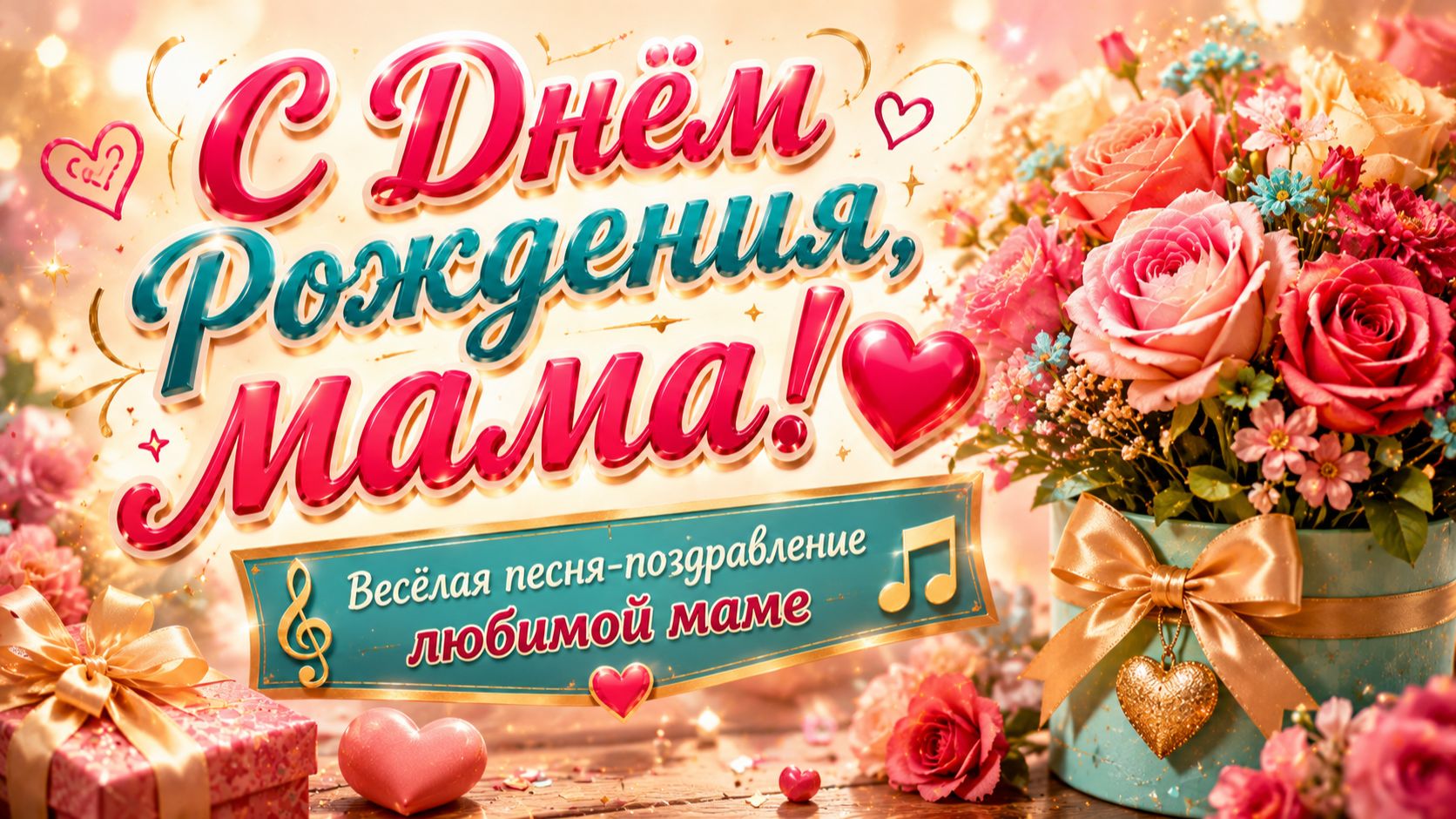 С Днём Рождения, мама! ❤️ Весёлая песня-поздравление любимой маме