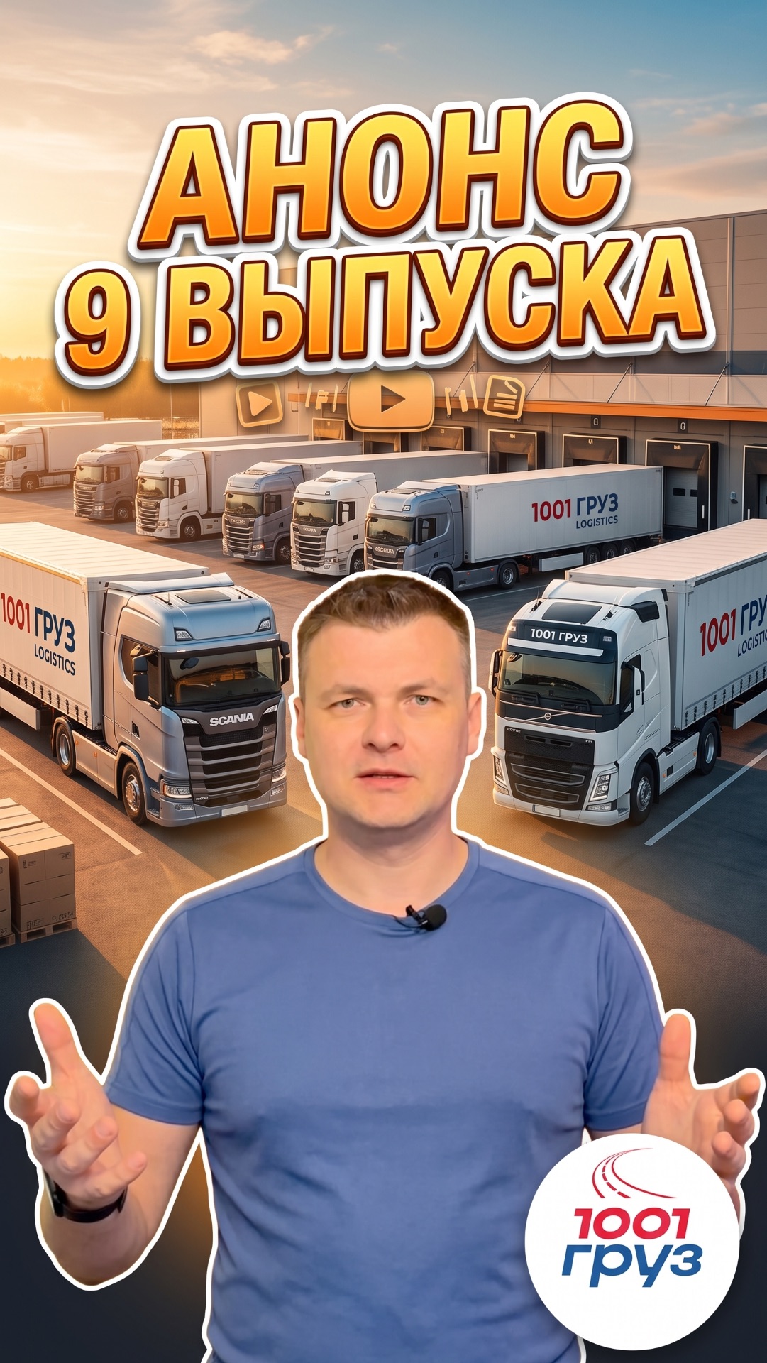 Анонс 9 выпуска от сообщества 1001 ГРУЗ / Логистика и грузоперевозки
