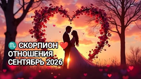 ♏ СКОРПИОН ❤️ ОТНОШЕНИЯ СЕНТЯБРЬ 2026