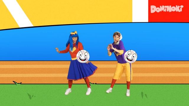 Играем В Футбол! ⚽️⚽️⚽️ - Песенка Про Спорт | Развивающие Мультики Для Детей | Dominoki