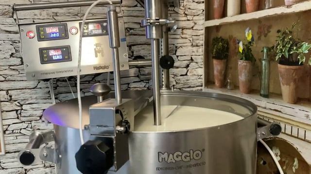 Обзор полуавтоматической сыроварни  маджио 40л (MAGGIO)