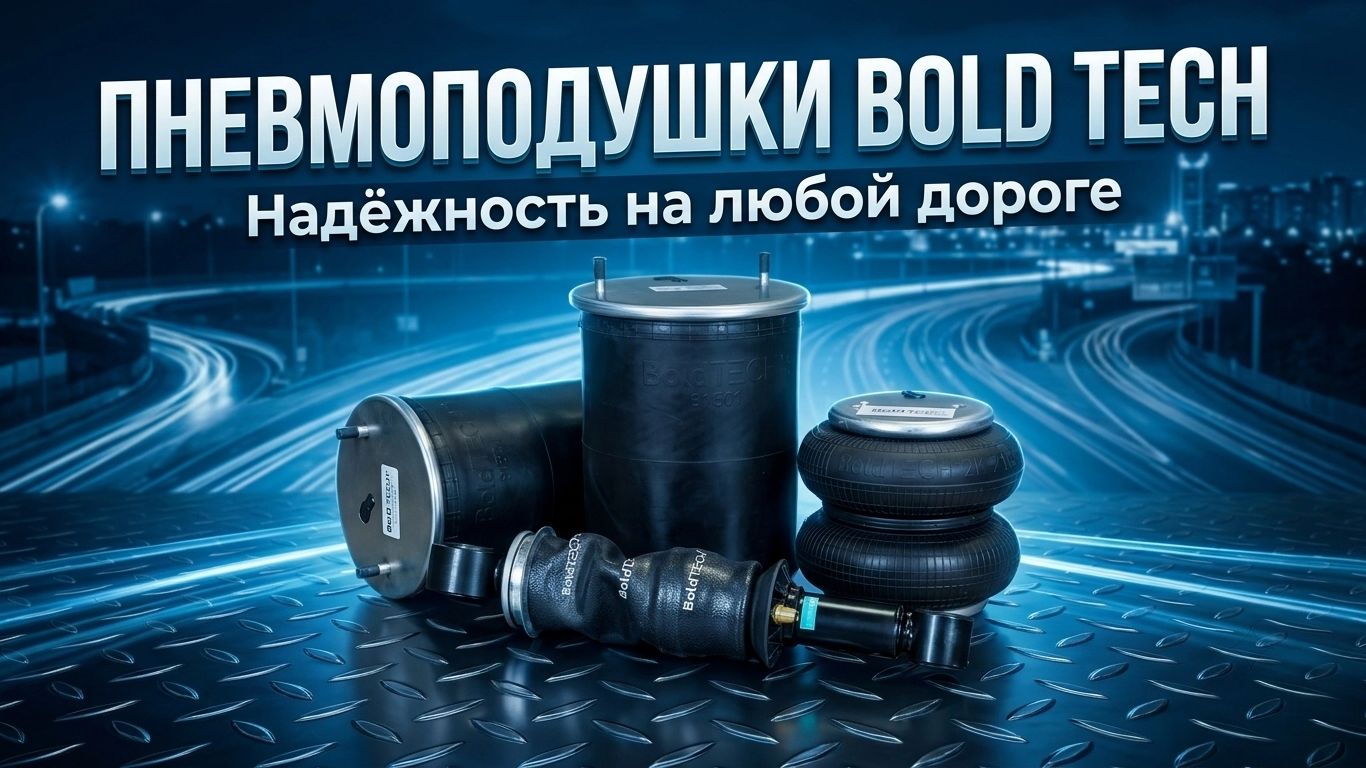 🔧 Пневмоподушки Bold Tech: надёжность, проверенная качеством