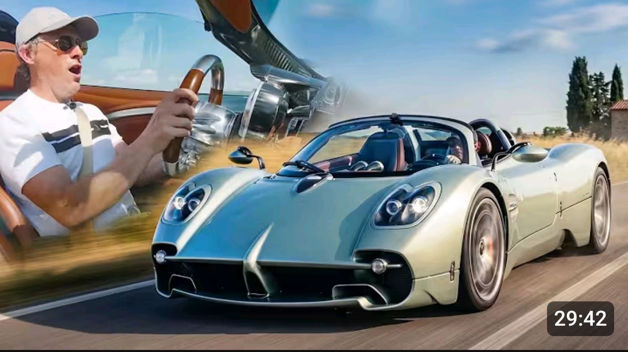860 л.с. V12   МЕХАНИЧЕСКАЯ КОРОБКА ПЕРЕДАЧ_ Pagani _ это вершина гиперкаров .