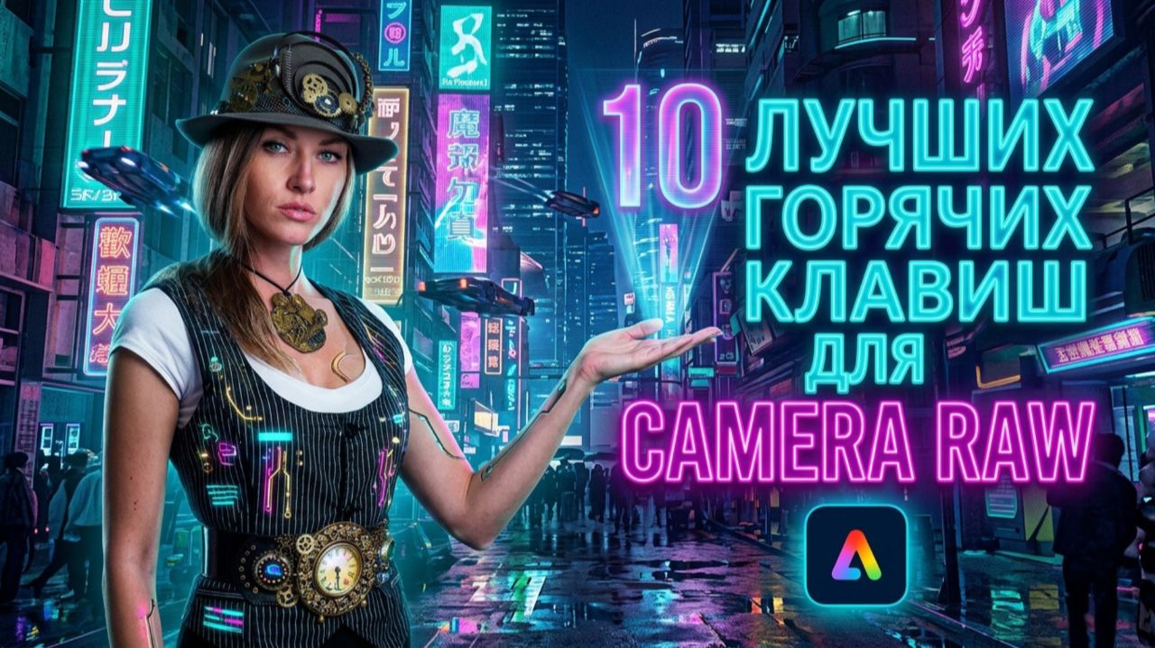 10 лучших горячих клавиш для работы в Camera Raw