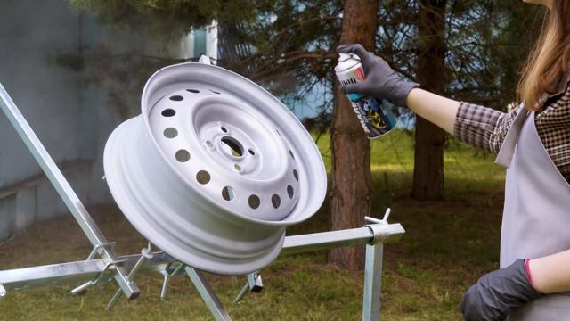 Эмаль для дисков KUDO черная матовая KU-5206