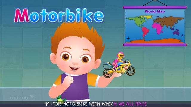 ChuChu TV Учить английский весело  Песня про букву M  Фонетика и слова для дошкольников