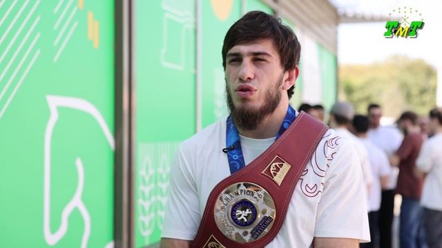 Встреча Рамазана Нехай - золотого призера первенства мира по греко-римской борьбе 2026