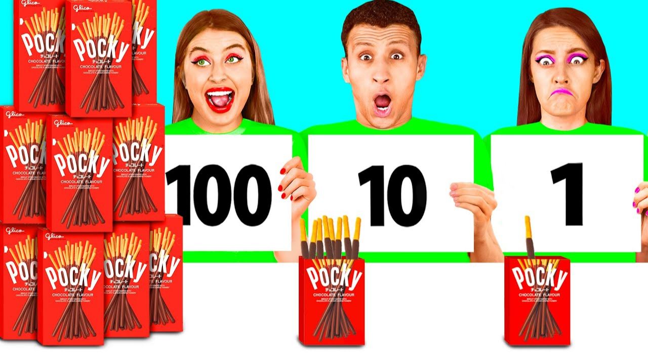 100 Слоев Еды Челлендж # Забавные Кухонные Лайфхаки от DoDo Challenge