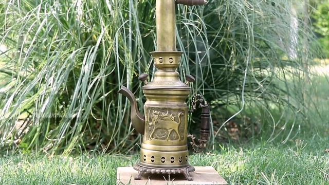 Как пользоваться Самоваром (чайником ) на дровах. How To Use Wood-burning Samovar!