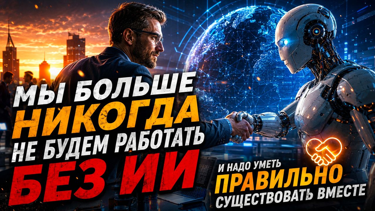 Мы больше никогда не будем работать без ИИ. И надо уметь правильно существовать вместе