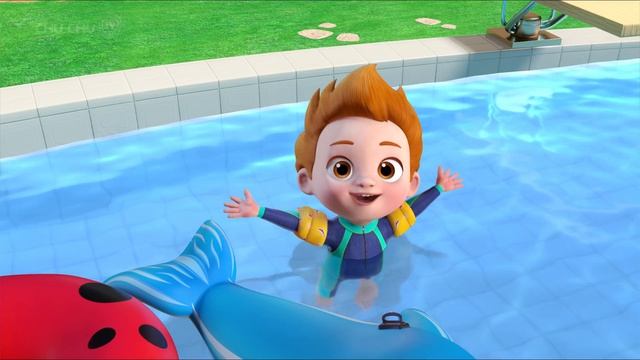 Малыш плывет - Песня | Детские стишки и песни ChuChu TV #babytaku