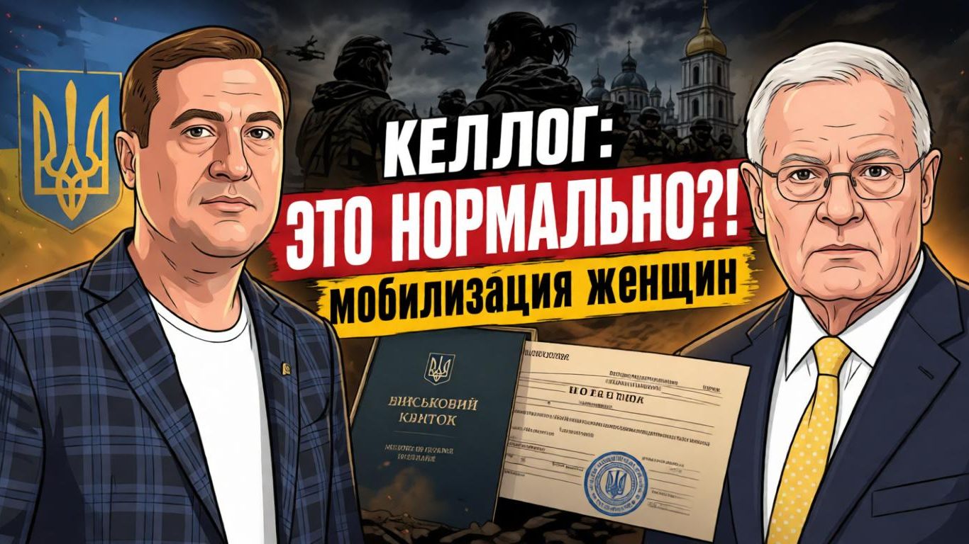 Келлог о мобилизации женщин в Украине. К чему готовят Украину?
