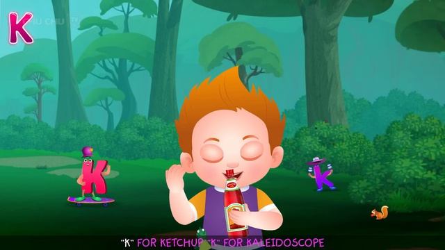 ChuChu TV Учить английский - это весело  Песня про букву K  Фонетика и слова для дошкольников