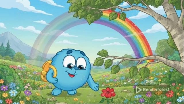 пушик и цвета радуги