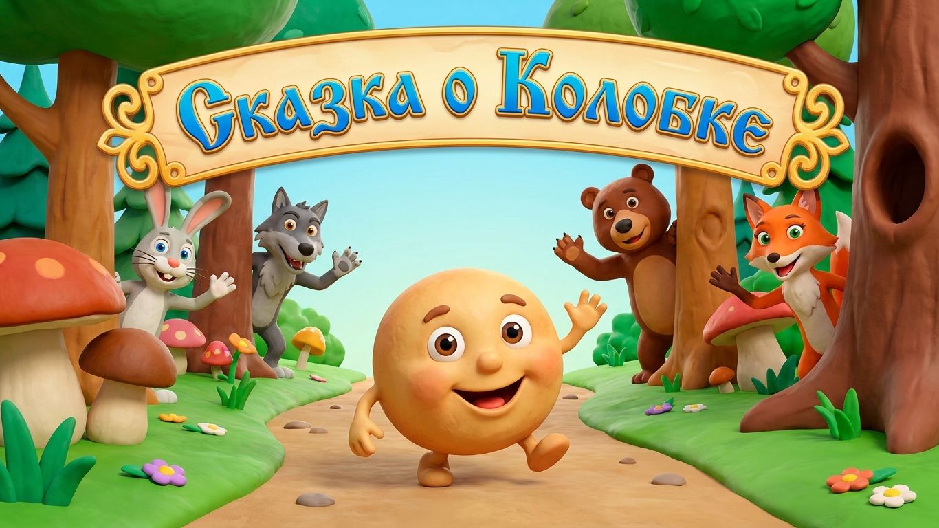 Мультики для детей  СКАЗКА ПРО КОЛОБКА