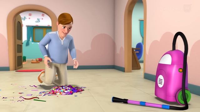 Песня Джонни Джонни Да Папа - Конфетти и обёртки от шоколада - ChuChu TV Детские стишки для малышей
