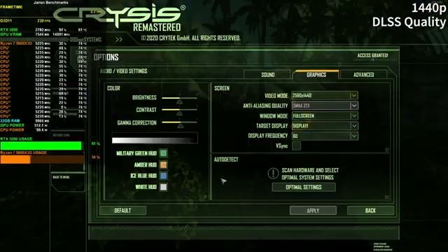 Crysis Remastered | RTX 5090 | Ryzen 7 9800X3D | 4K - 1440p - 1080p | Maximum Settings