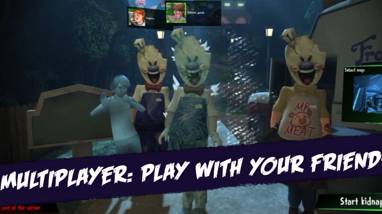 Полное прохождение Ice Scream Play As Rod Multiplayer