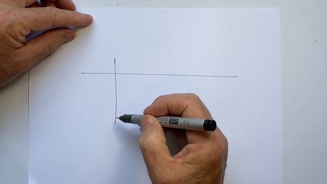 Как нарисовать внутреннюю двухточечную перспективу