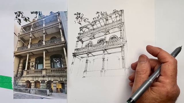 Упрощенная трехточечная перспектива