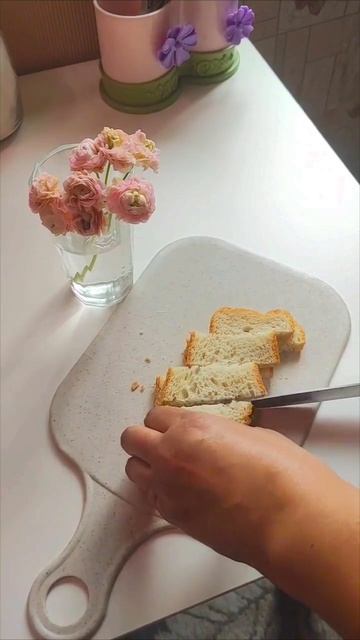как правильно нарезать хлеб кубиками? мастер класс! 👍😎не благодарите