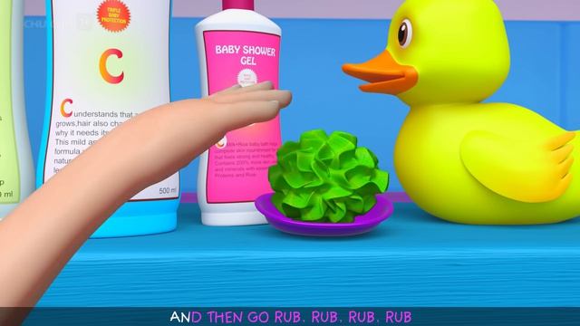 Песня про ванну | Давайте помоемся | ChuChu TV 3D детские стишки и песни для малышей
