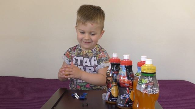  Тачки Молния МАКВИН Игрушки из Мультфильма Тачки Сок с Сюрпризом Lightning McQueen Disney CARS