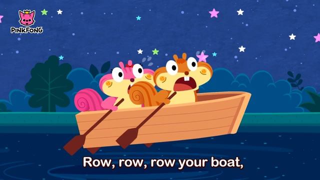 Гребите гребите вашу лодку  Мать Гусыня  Детские стишки  Песни PINKFONG для детей