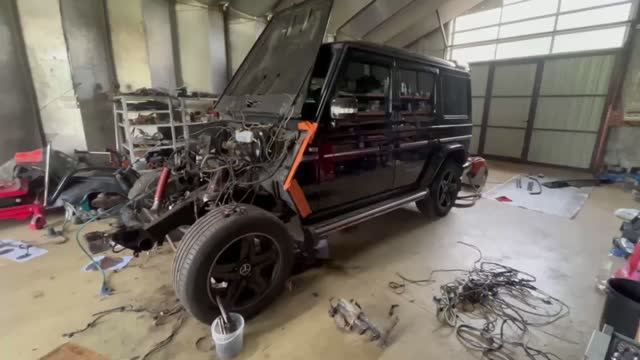 Работы по Гелику, сопутствующие смене двигателя (видео @art-shel Garage)