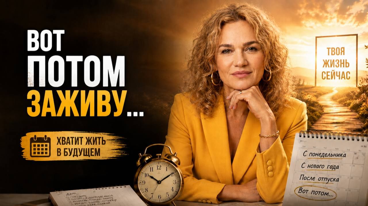 Вот потом заживу...