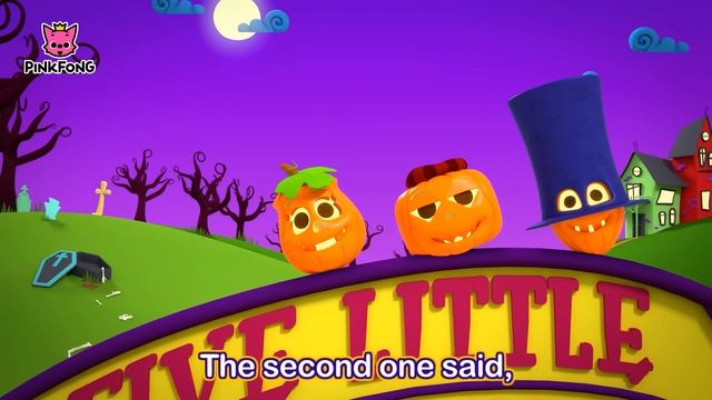 Пять маленьких тыкв | Песни на Хэллоуин | Песни PINKFONG для детей