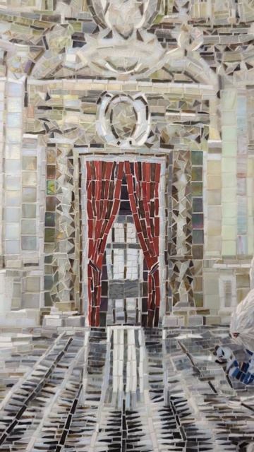 Алиса в стране Чудес из мозаики #mosaic #мозаика