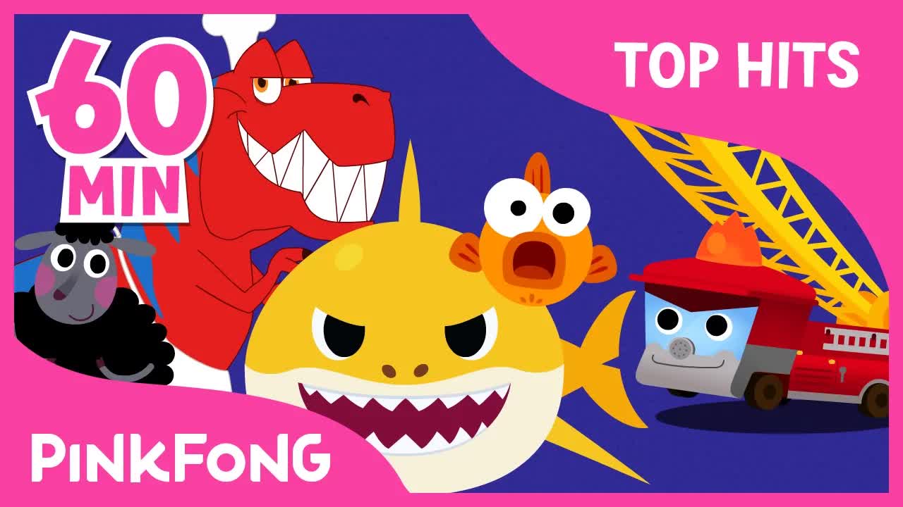 Малыш акула и 50 песен  Сборник  Песни Pinkfong для детей