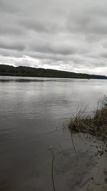 р Ока,перед дождём.⚓⛵