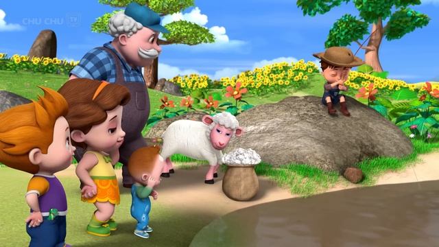 Песня Чёрная овечка Баа-Баа - Цвета радуги - ChuChu TV Обучающие видео для малышей #БебиТаку