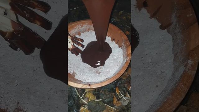 Тёмный ром брауни в стиле лагеря