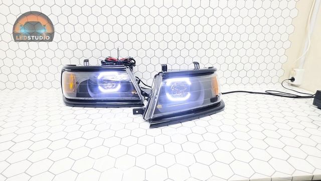 Mitsubishi Pajero Sport светодиодный тюнинг комплект фар от Ledstudio