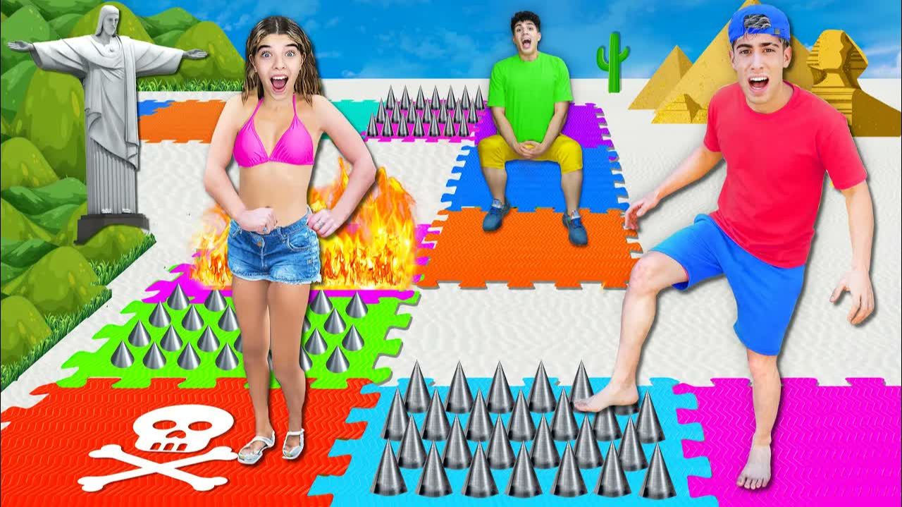 ГИГАНТСКАЯ НАСТОЛЬНАЯ ИГРА В РЕАЛЬНОЙ ЖИЗНИ !!