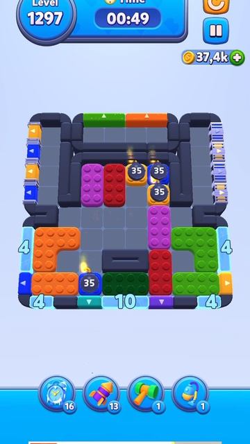 Color Block Jam 1297 уровень
