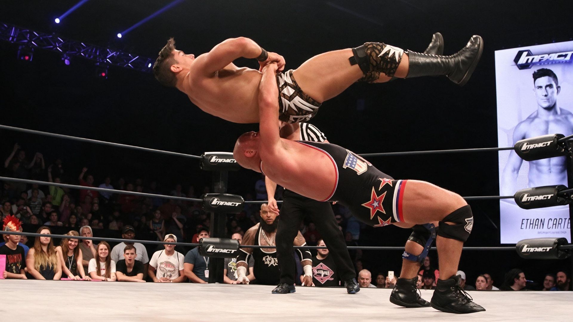 Ethan Carter III Vs Kurt Angle TNA Impact 2015-06-25