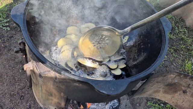 Баклажаны в казане