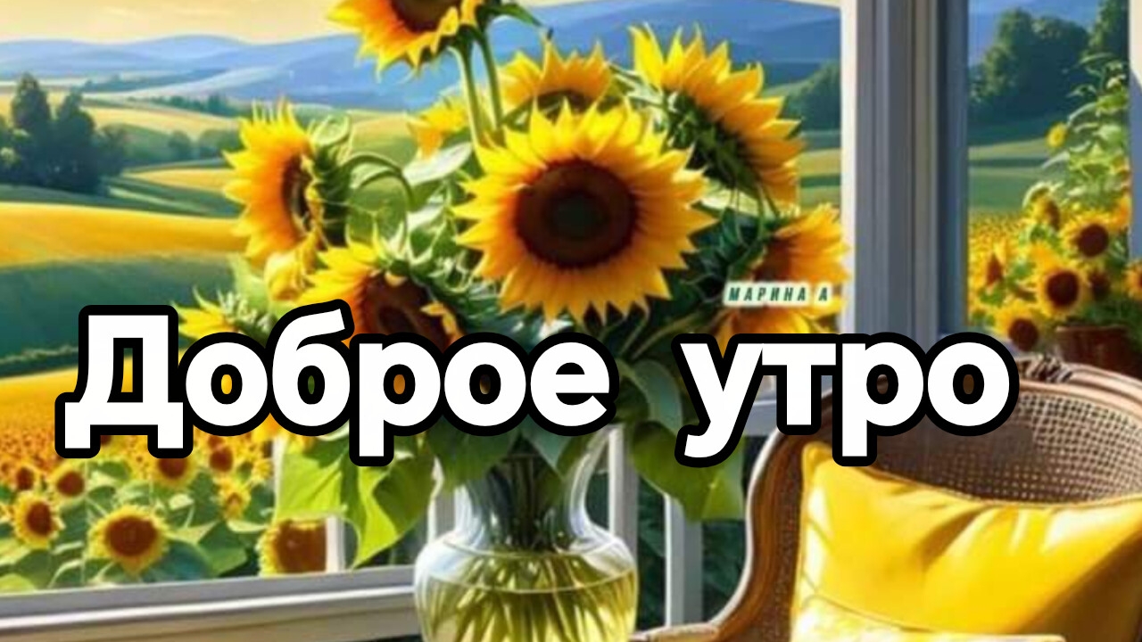 Доброе летнее утро! Шикарная музыкальная открытка.